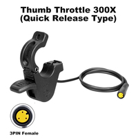 WUXING 300X Thumb Throttle Fast Release Electric Bike Speed Accelerator For Ebike Electric Scooter BAFANG Tongsheng Motor 3PIN