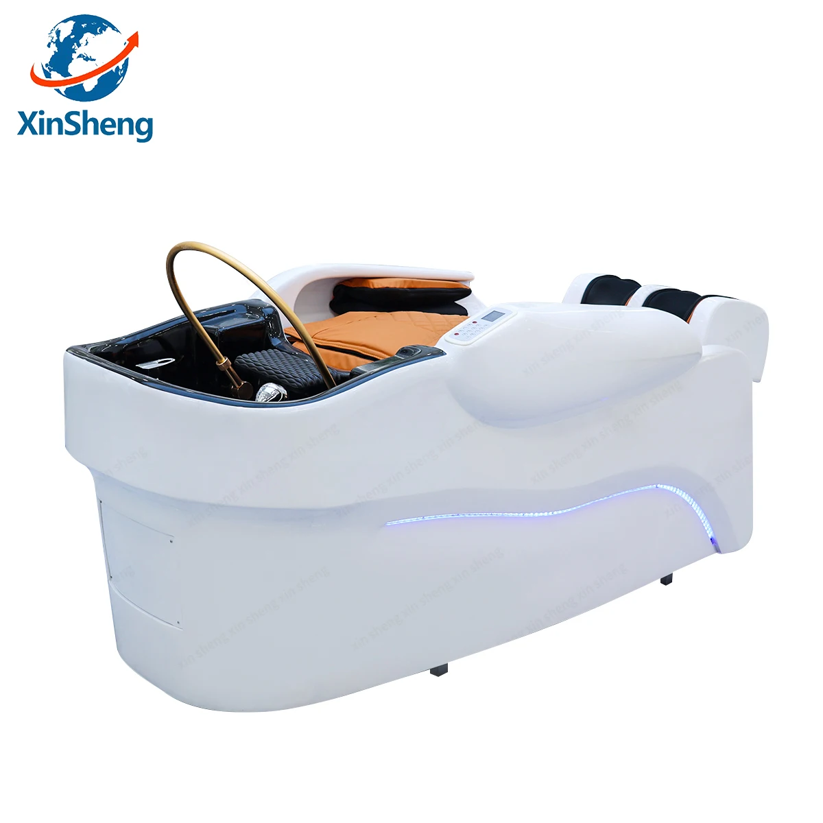 

XinSheng Integrated Hair Washing and Massage Bed with Head SPA Fumigation Machine Hair Salon Commercial Electric Furniture
