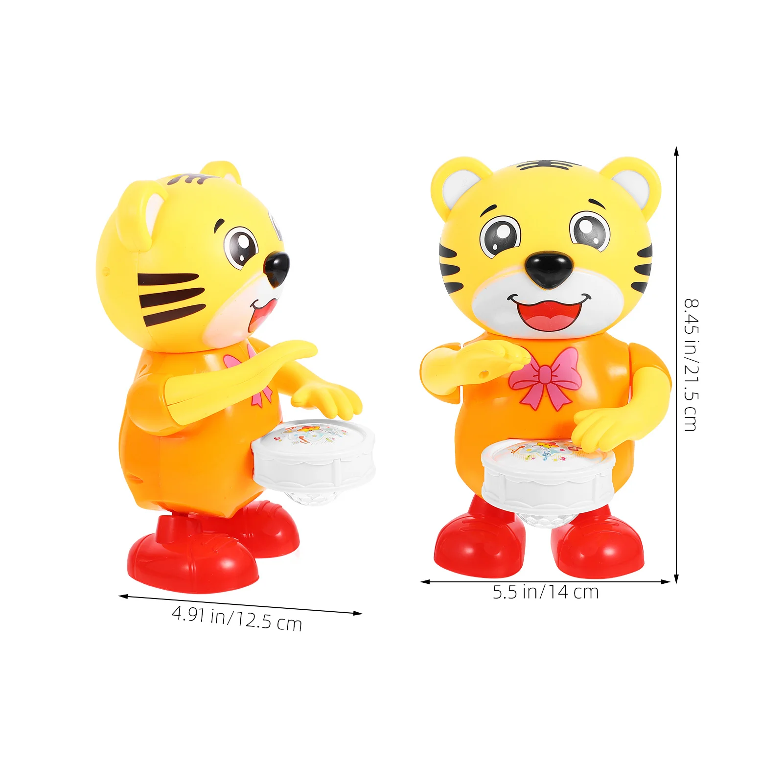 روبوت للأطفال الرضع التفاعلية الموسيقية الرضع تعلم الحيوان الشكل الغناء طبل اللعب متعة للأطفال لمدة 0-3 أشهر #6