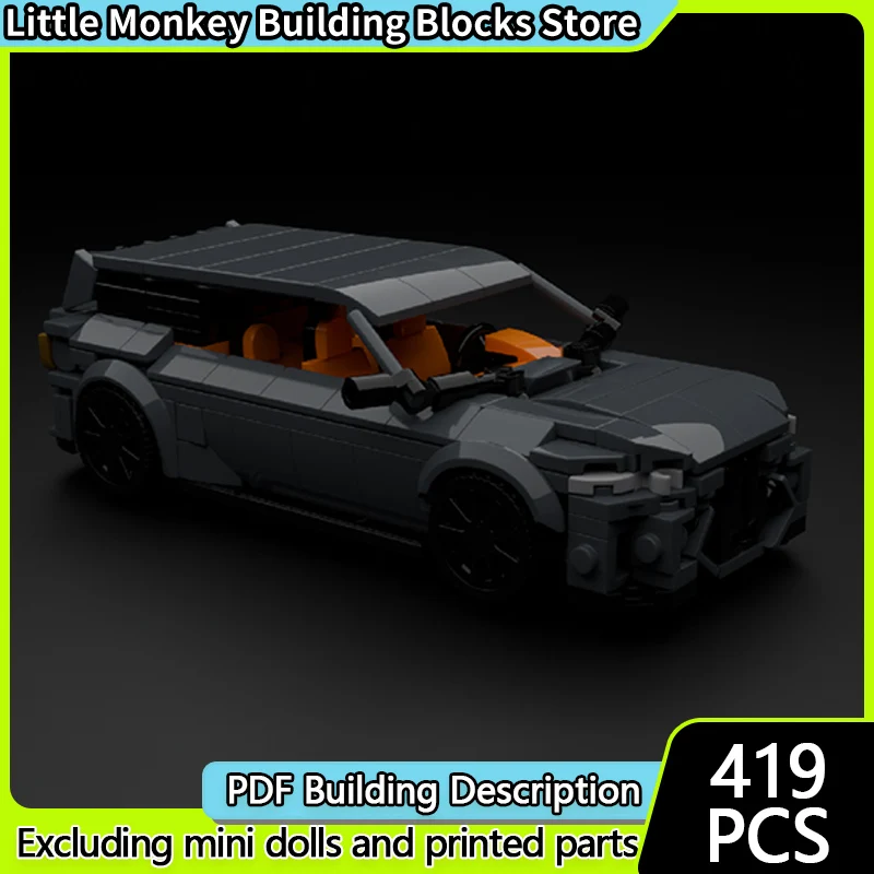 

Speed Racing Car Model MOC Building Bricks M3 Station Wagon Modular Technology Children Holiday Gifts Assemble Toys Suit