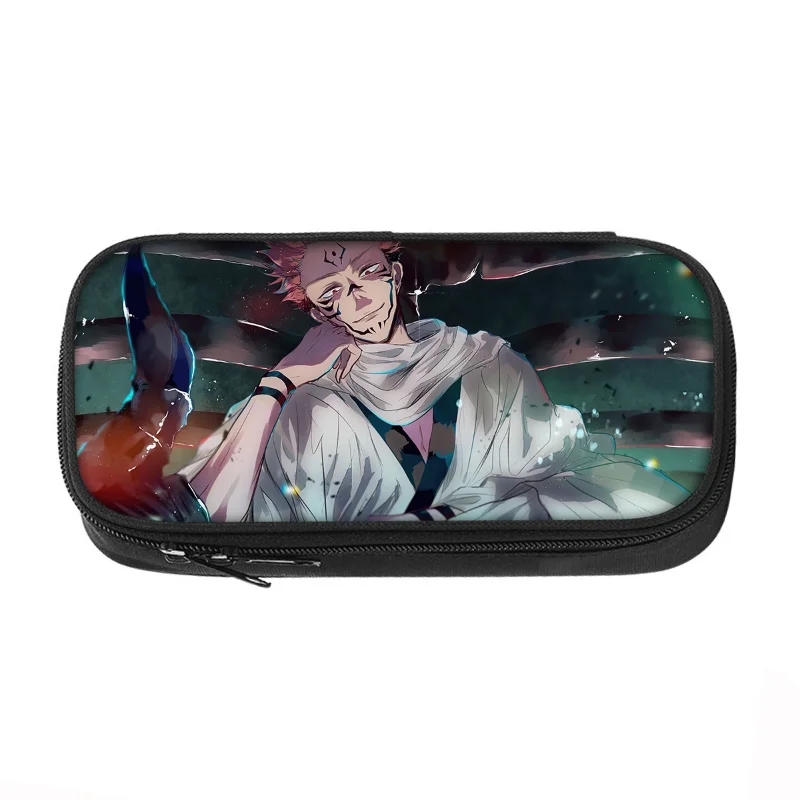 21cm X 10cm Ryoumen Suiryu Pencil Cases Popular Anime Large Capacity Pretty Stationery Exclusive School Supplies Pencil Case