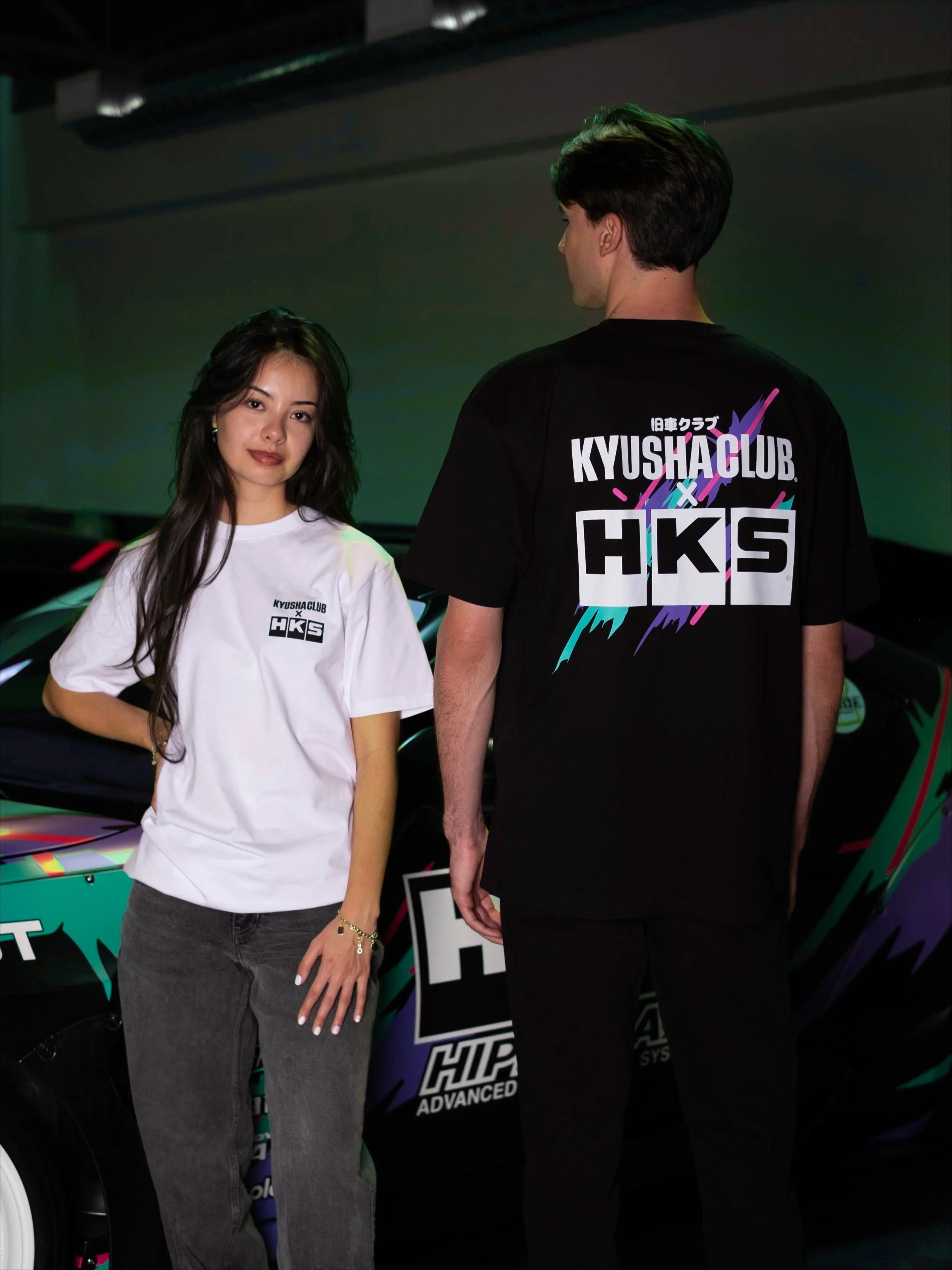 2026 New HKS T-Shirt Car Enthusiasts Drifting Drag JDM Men's and Women's Same Round Neck Cotton T-shirt Motorcycle Street Tshirt