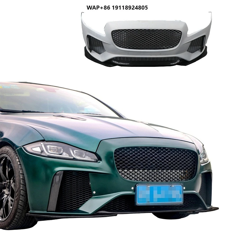 

Suitable for XJ XJL10 - 19 Upgraded Semi - Carbon Fiber SVR Large Surround Front Bumper Wide Body Kit Auto Accessories