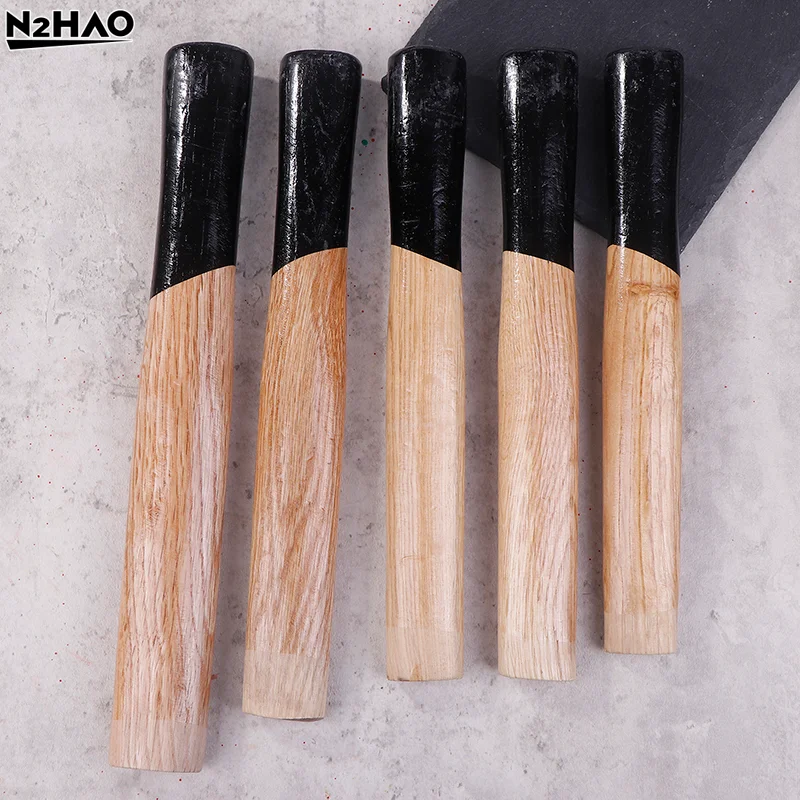 1PCS Wood Iron Square Hammer Wooden Handle Hickory Hatchet Handle Curved Axes Replacement Hammer Wooden For Steel Nail Claw