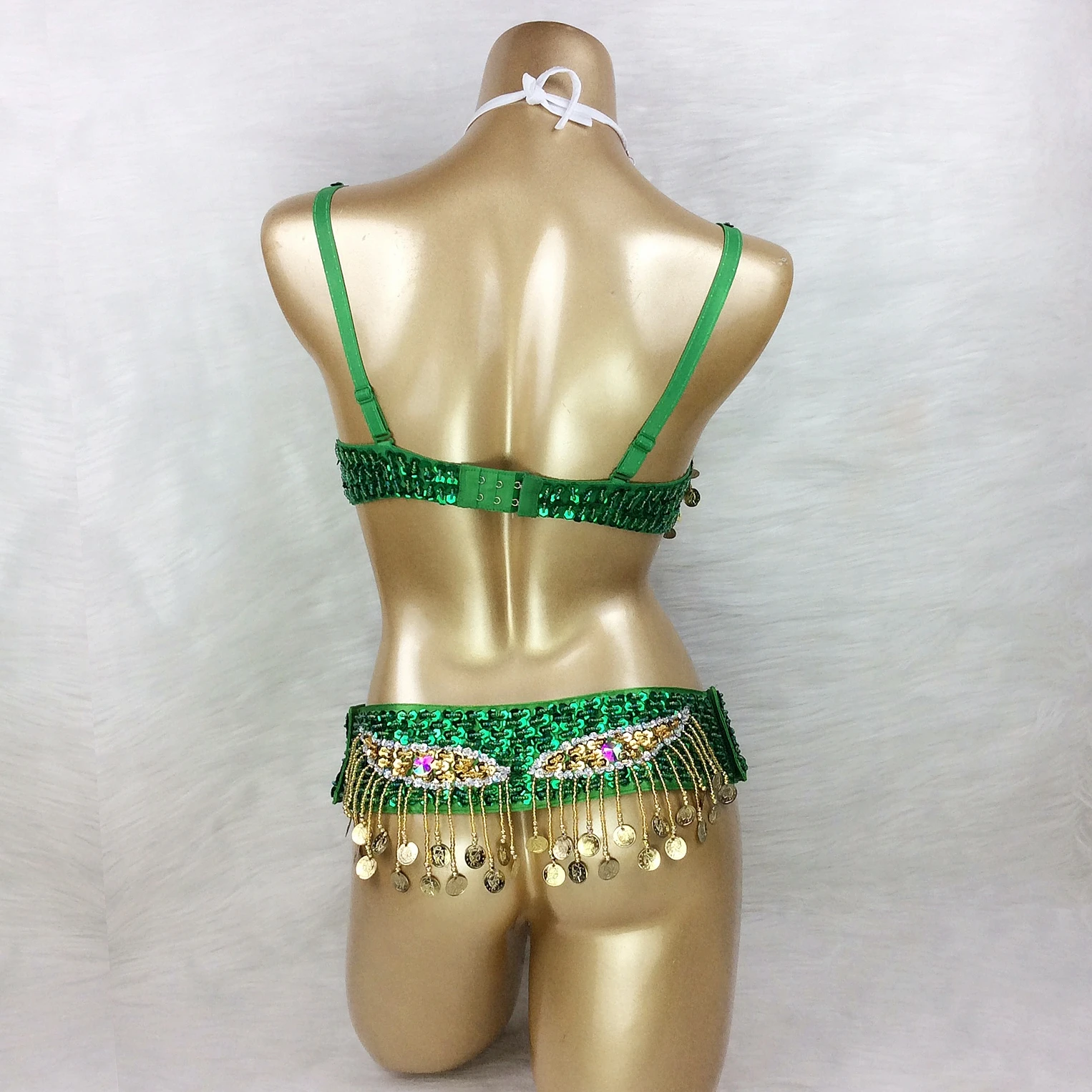 الرقص الشرقي مثير الصدرية وحزام 2 قطعة مجموعة الترتر للنساء الكبار قطاع أداء الرقص النادي الليلي بار المرحلة المنصة الدعائم