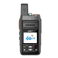 KSUN ZL40 Global Network POC LTE 4G Walkie Talkie 100KM Unlimited Range Blue-tooth Woki Toki Two Way Radio Work With Zello App