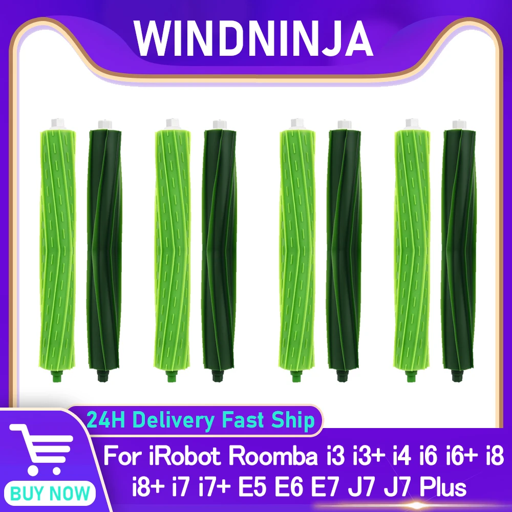 Cepillo Principal de Repuesto para iRobot Roomba i3, i3+, i4, i6, i6+, i8, i8+, i7, i7+, E5, E6, E7, J7, J7 Plus, Accesorios para Robot Aspirador