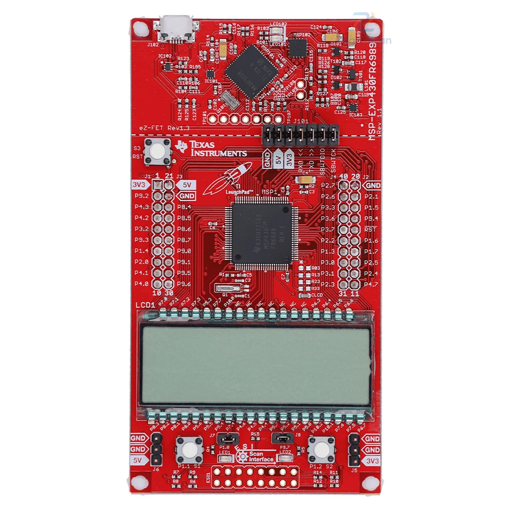 For MSP-EXP430FR6989 TI MSP430FR6989 FRAM Ultra Low Power LaunchPad Development Board