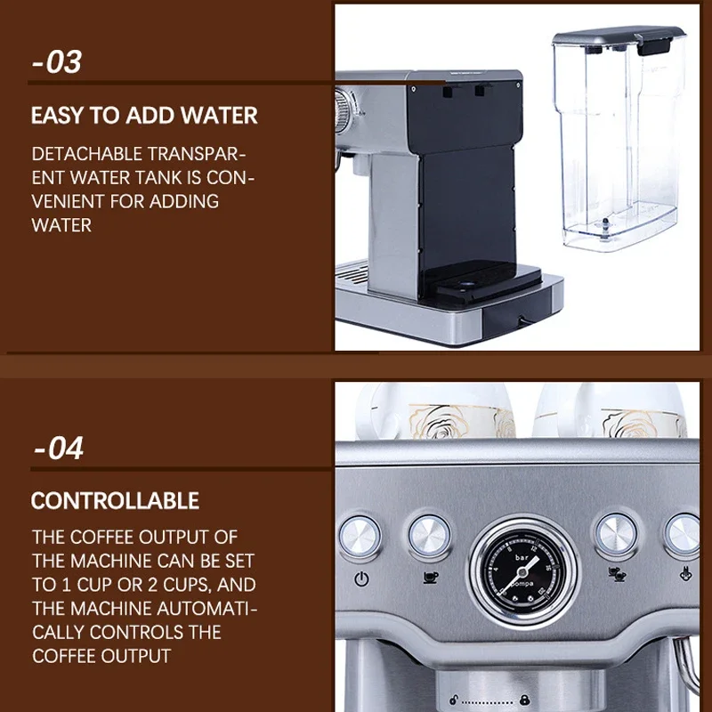 Automatic Coffee Machine Professional Espresso Coffee Maker