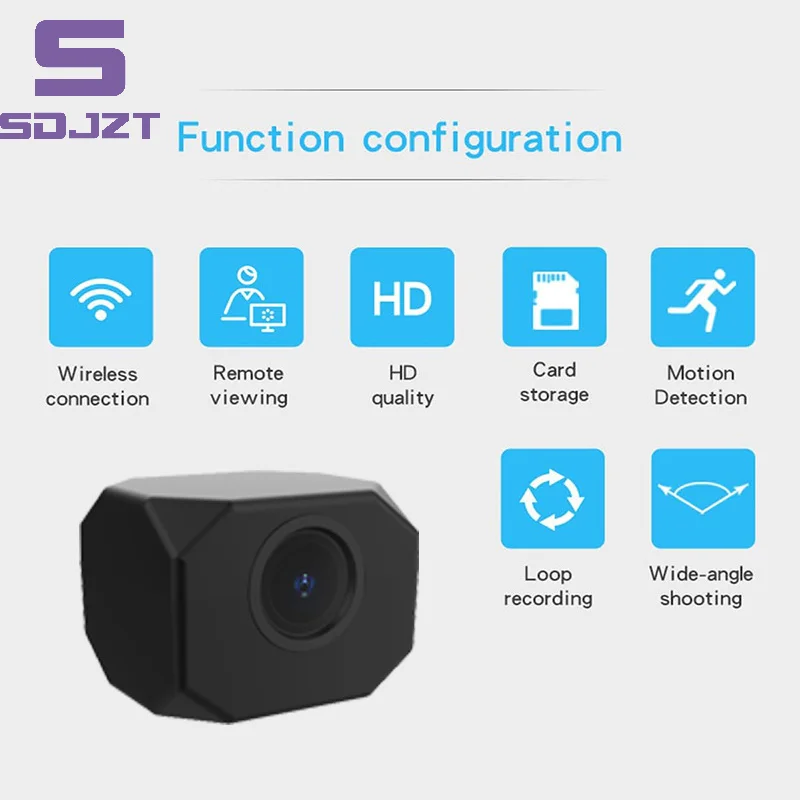 4K HD Mini Camera WiFi IP APP Remote Monitoring Lightweight Portable Camcorder Smart Home Surveillance Security Camera