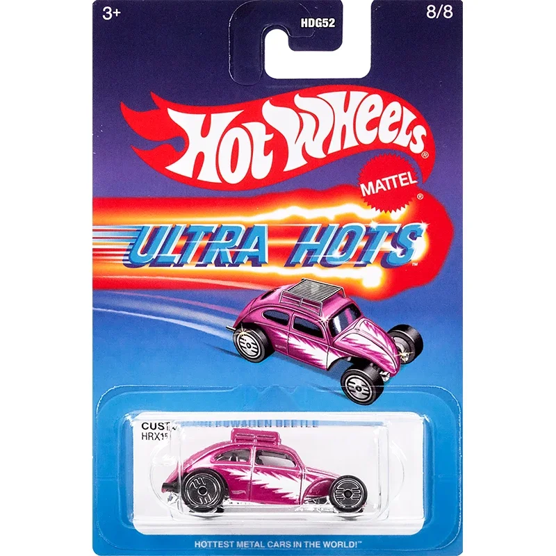 Official Hot Wheels Car Ultra Hots Boys Toys 1:64 Diecast Volkswagen Beetle Thunderbird Stock Honda City Toyotda AE86 Porsche