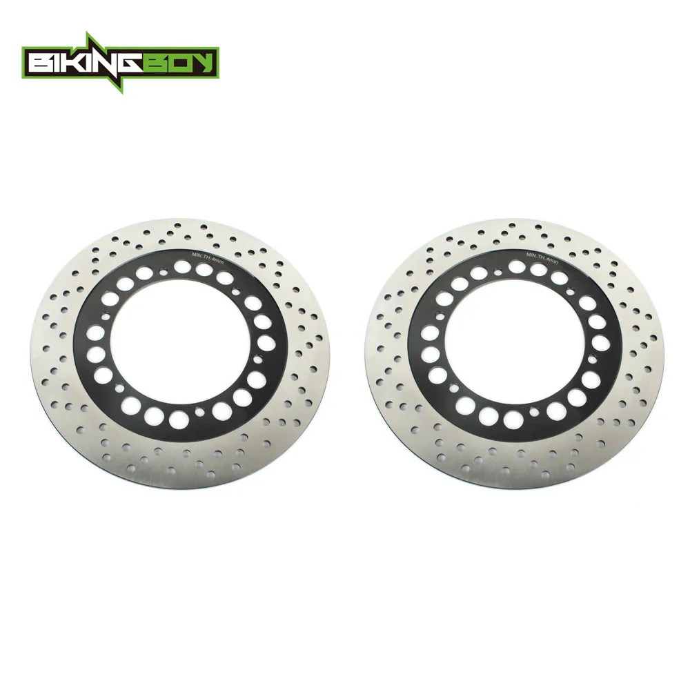 BIKINGBOY For FJ1100 83-87 FJ1200 86 87 VMX 1200 V-Max 85-92 91 90 89 XVZ1300 Venture Royal 86-95 93 Front Brake Discs Rotors