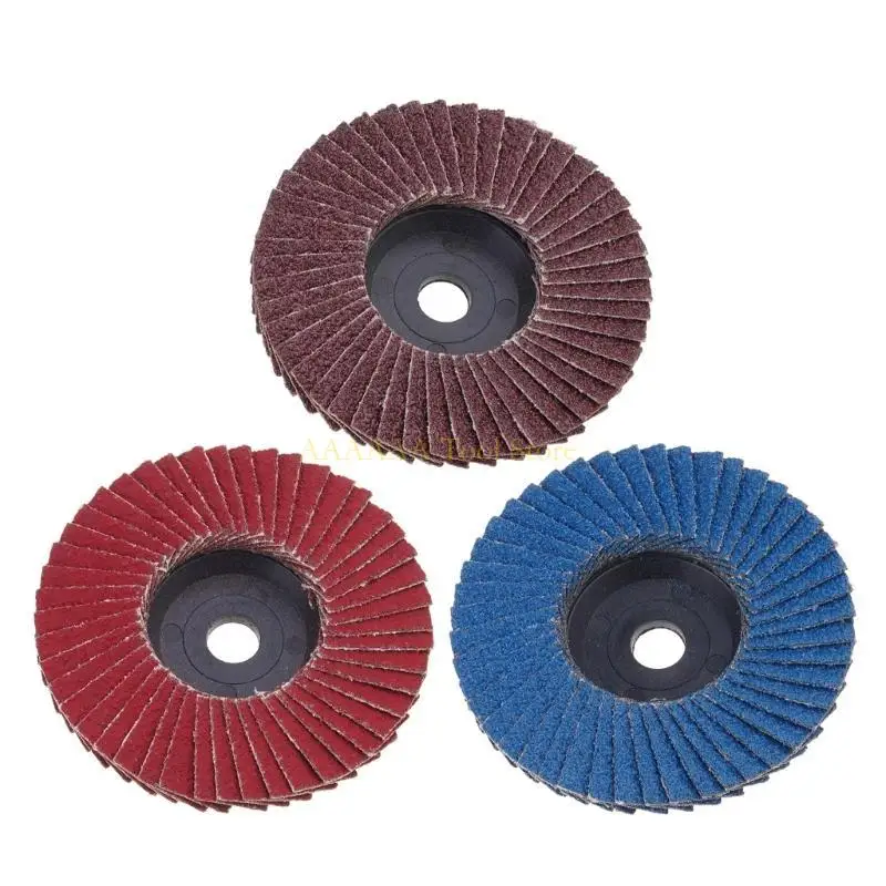 A2BE 3/6X/SET 75mm 80 Grits Flap Discs & mài đĩa đánh bóng cho thép không gỉ