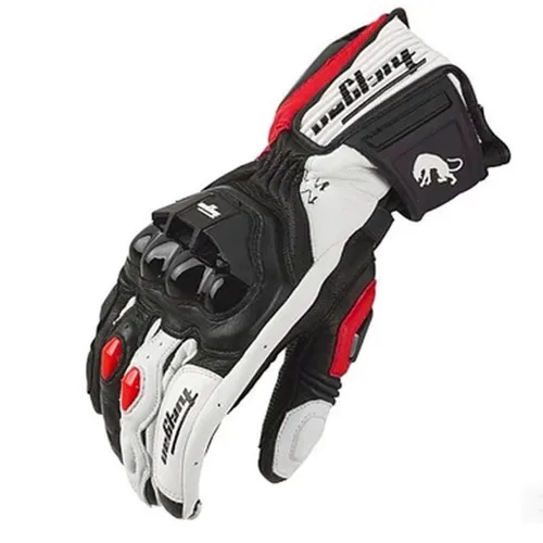 Imagen 2 del producto Guantes de motocicleta Afs6 Afs18 protección de seguridad a prueba de viento guantes de Motocross pantalla táctil guantes de moto de cuero para hombres