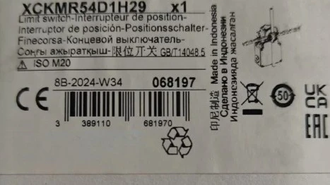 

Brand New Original XCKMR54D1H29 XCK-MR54D1H29 Deviation Cross Limit Switch Fast delivery