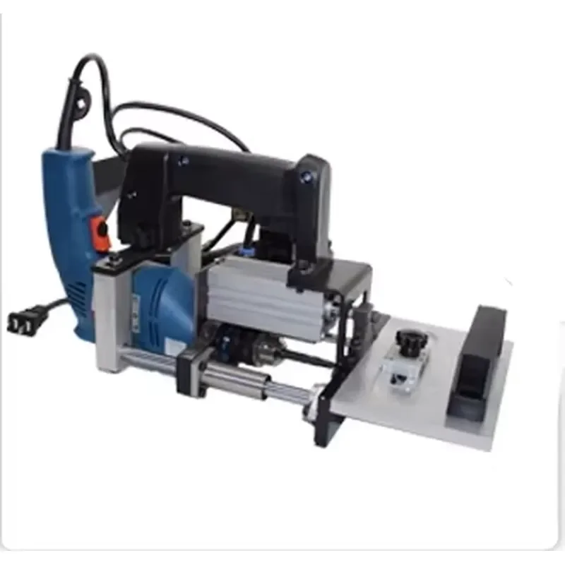 Portable wood connector slotting machine, woodworking mortise machine, pneumatic oblique hole positioner
