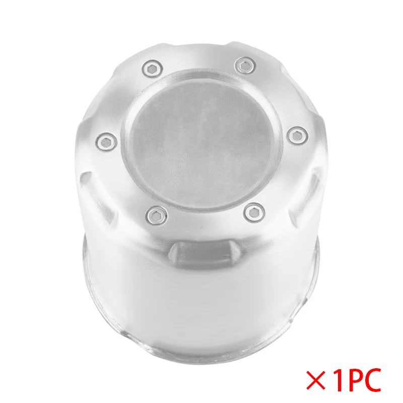 4pcs/1pc 115mm/4.53in 118mm/4.65in Push Through Center Caps for 4.25in Truck/ Trailer Aluminium Concave Car Accessories Chrome