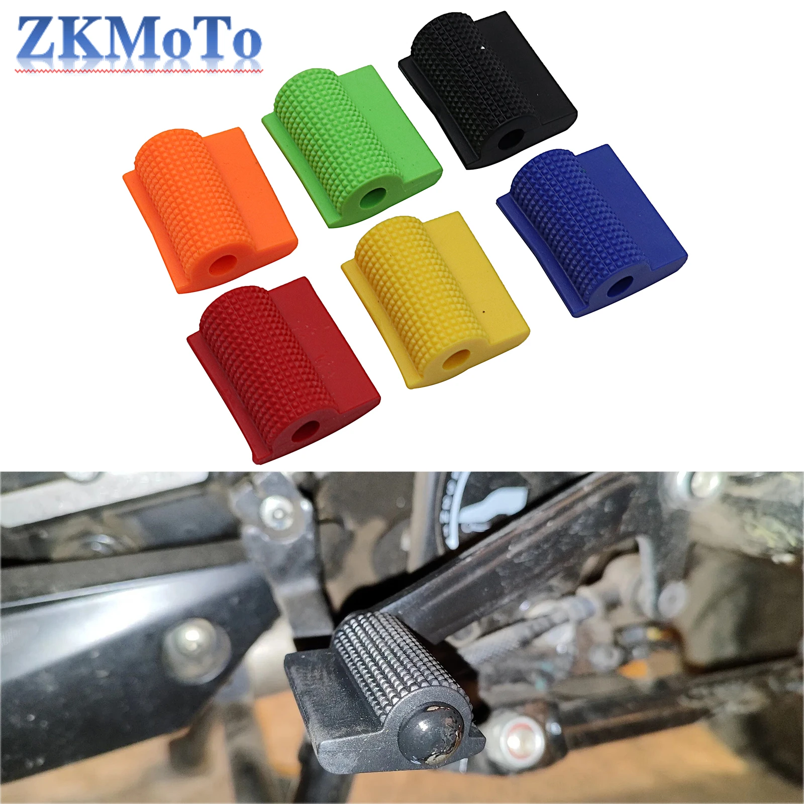 

Универсальный мотоциклетный рычаг переключения передач, педаль, резиновый чехол, противоскользящий гель для ног, аксессуары для KTM Honda Kawasaki Yamaha