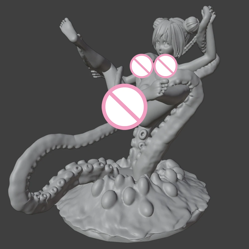 NSFW Belle Octillery Resin Model Kit 3D-Druckpuppe 1/24 Unmontierte Harzfigur Statue Kits Unbemaltes Spielzeug Gk Spielset