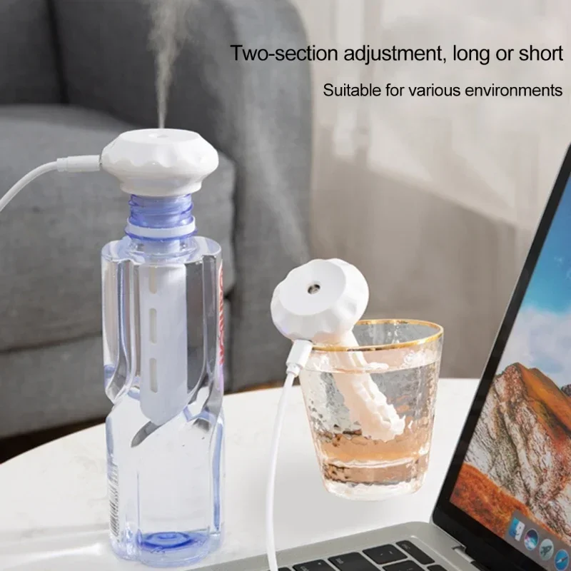 

New Falling Umbrella Humidifier Portable Mini Universal Sprayer USB Rechargeable Travel Car Humidifier Stick Fast Fogging