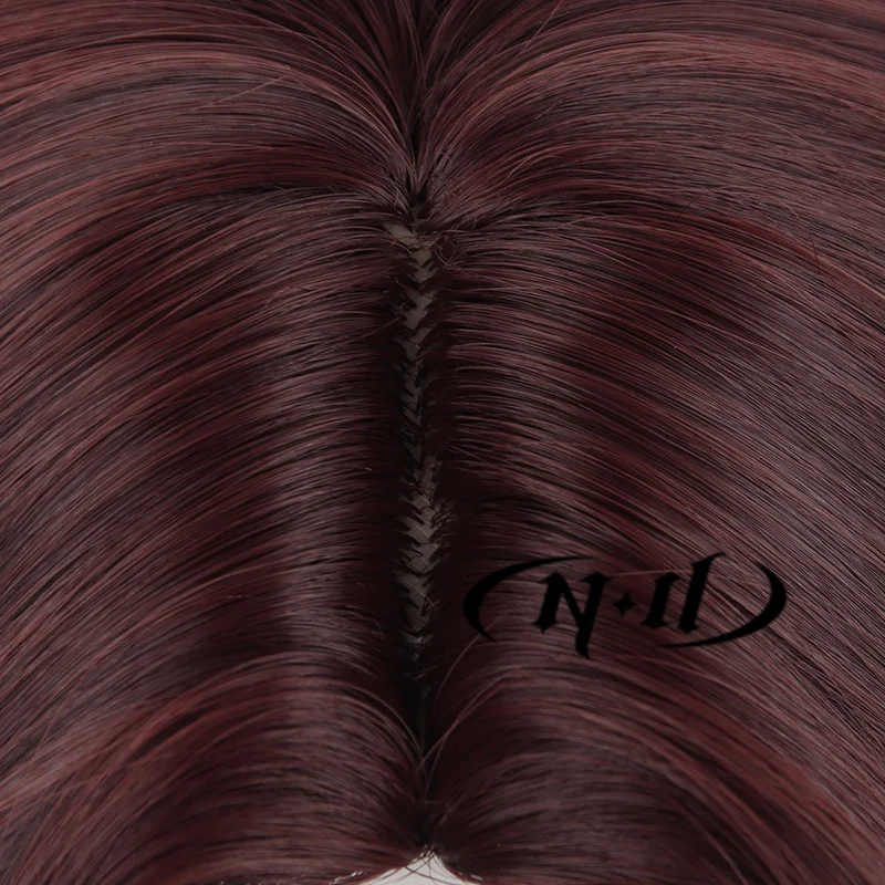 ND Hayato Suo Cosplay Wig Anime Wind Breaker Cosplay Brown Curtained Hair for Comic Con Halloween Heat Resistant Synthetic