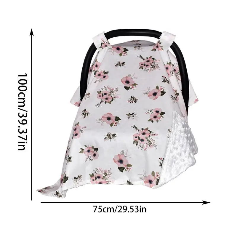 유모차 그늘 Carseat Sunshade 아기 자동차 좌석 캐노피 유모차 Sunshade 소년 소녀를위한 통기성 태양 보호 장치