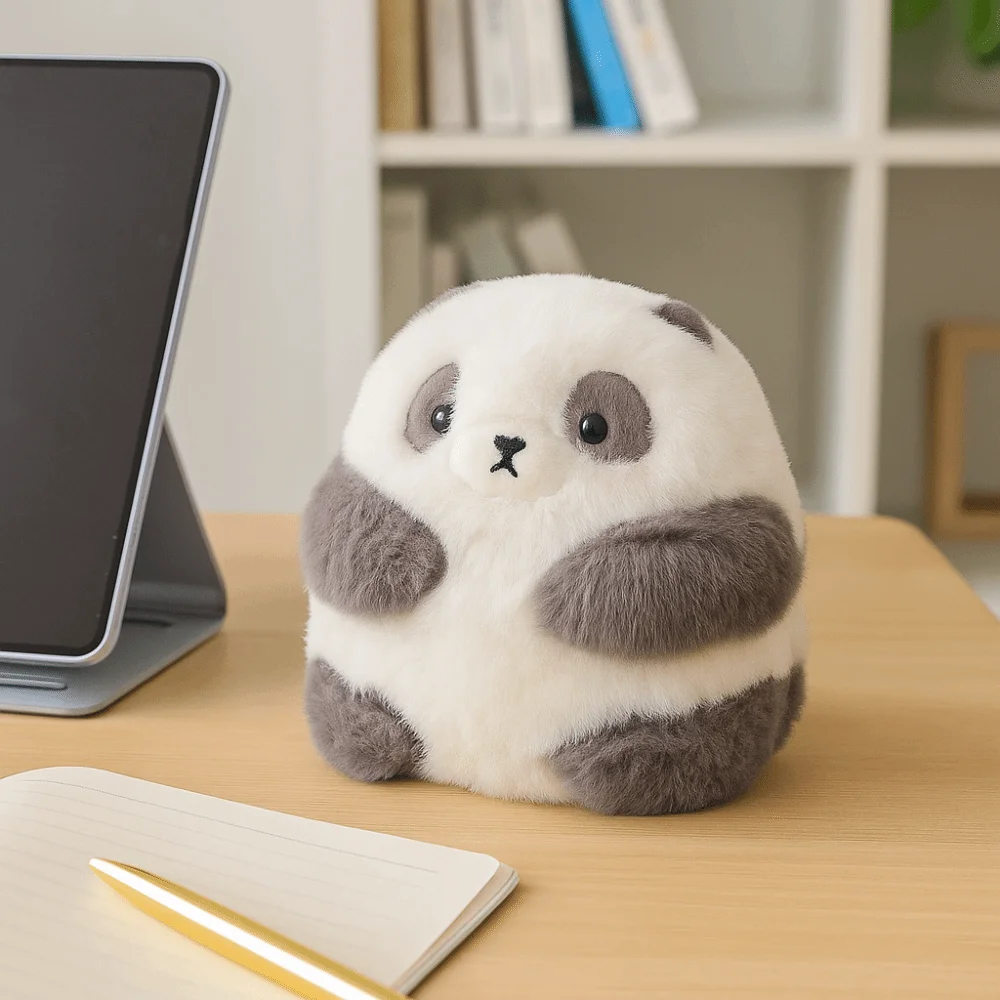 Capibara in plastica Bicchiere di peluche Bambola giocattolo fatta a mano Capibara Peluche Modello Collezione di statue Panda Giocattolo a dondolo