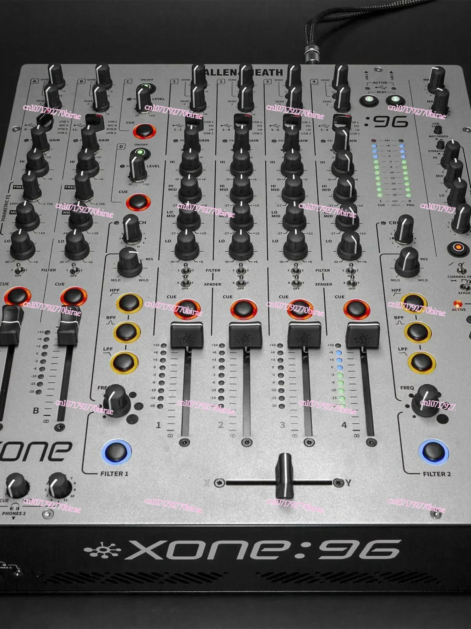 Allen Heath XONE 96/92 A & H 4 Channel Professional DJ Simulation Mixer 4 Segment EQ Allen