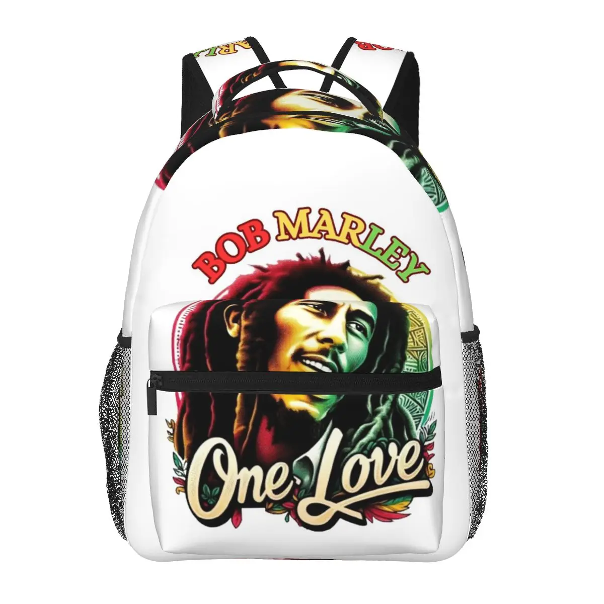 Jamaica Reggae Rock Bob Marley Backpacks Boys Girls Bookbag Children School Bags Laptop Rucksack Shoulder Bag Large Capacity