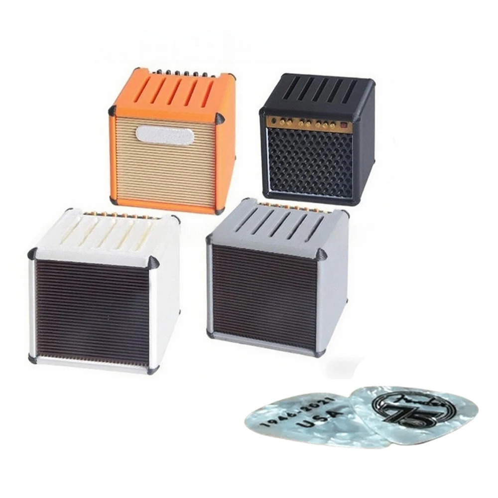 3D Printed Guitar Picks Holder Box,Amp Speaker Pick Holder,Guitar Pick Storage Box Waterproof Dustproof for Guitar,Bass,Ukulele