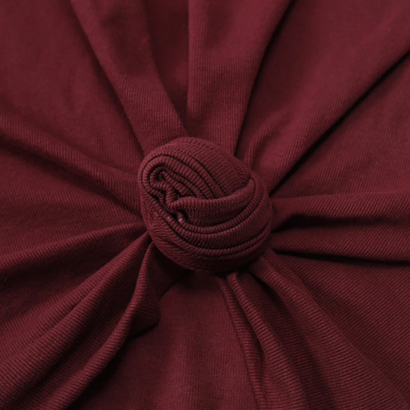 DEAT 2025 صيف جديد موضة عقدة تصميم تي شيرت للنساء عادية سليم صالح مبطن الكتفين قصيرة الأكمام قمة الإناث 11A04691