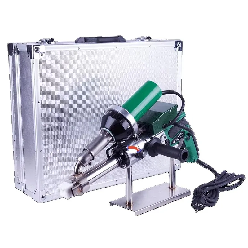 SWT-NS600A Handheld EXtrusion Welding Gun With HIKOKI Motor 1600W Hot Air Extrusion Welder PP PE Plastic EXtruder for Tank Pipe