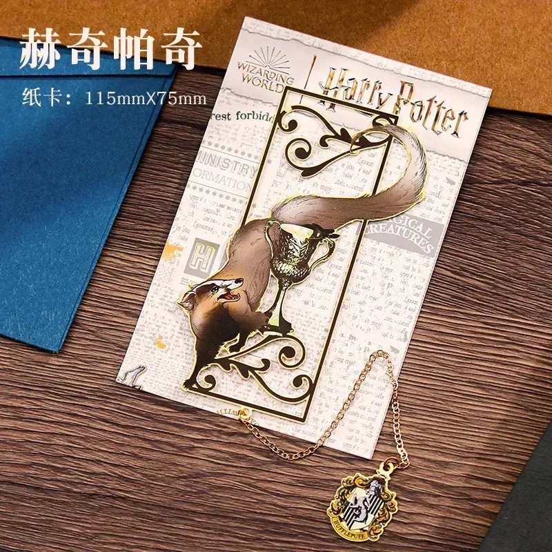 Anime Figure Harried Hogwarts College Metal Creative Bookmark Hedwig Potters Hermione Malfoy Student Supplies Decoration Gift