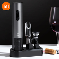 Xiaomi Deli Electric Wine Opener for Home Use Stainless Steel Multifunctional Beer Bottle Opener Set Kitchen Accessorie for Beer