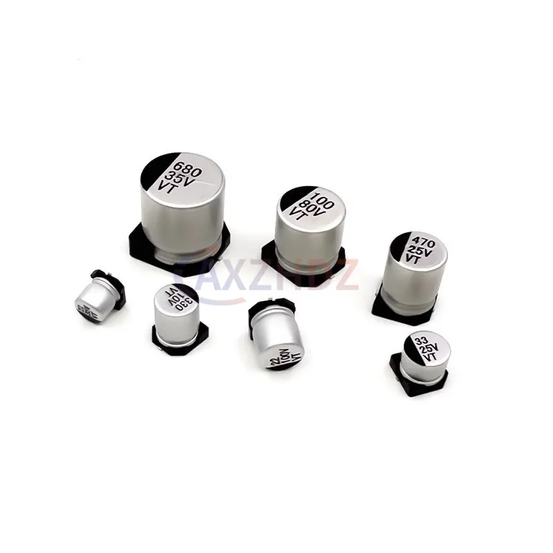 10PCS SMD Aluminum Electrolytic Capacitor 6.3V - 400V 10V 16V 25V 35V 50V 1uF 2.2uF 4.7uF 10uF 22uF 33uF 100uF 220uF 330uF 470uF