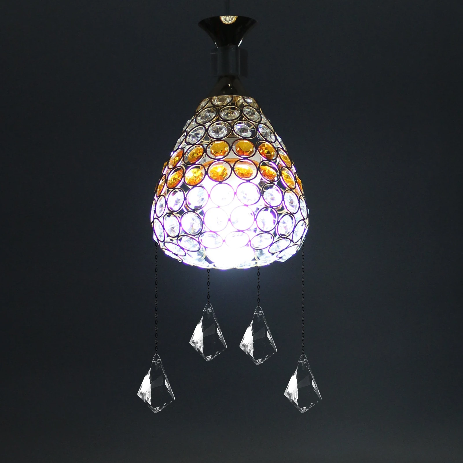 

6 Pcs Crystals nament Decor Decoration For Lamp Lamp Hanging Decoration Crystal Hanging Decor Home Accessories