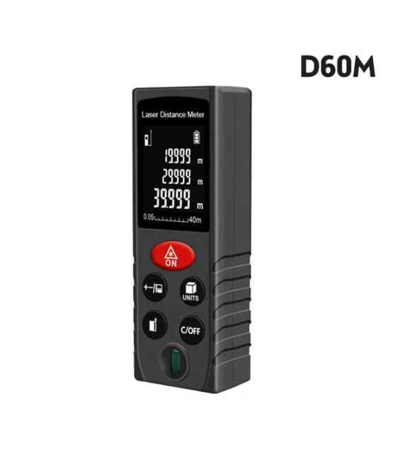 Mini Laser Rangefinder Digital Laser T60M 80m 100m Range Finder Precision Laser Distance Meter Measuring to