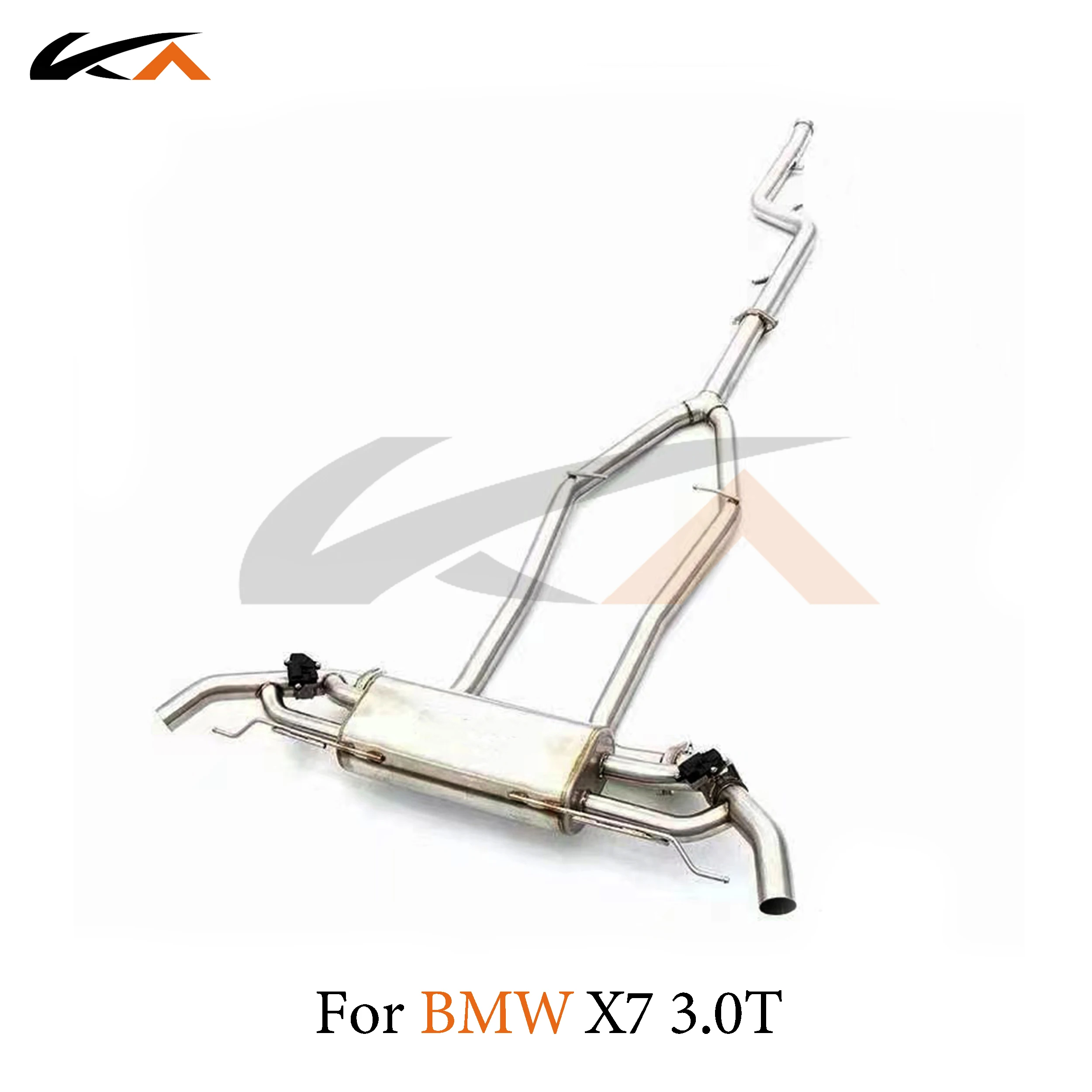 KA Tuning exhaust system stainless steel catback for BMW X7 G07 3.0T performance auto parts muffler valve car accessories