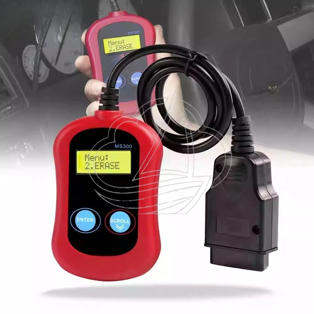 

Multi-functional OBD2 scanner supports reading engine fault codes and pin code