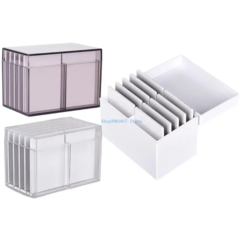 

D5BF 10 Layers Eyelash Storage Box False Eyelash Case Acrylic Makeup Organizers