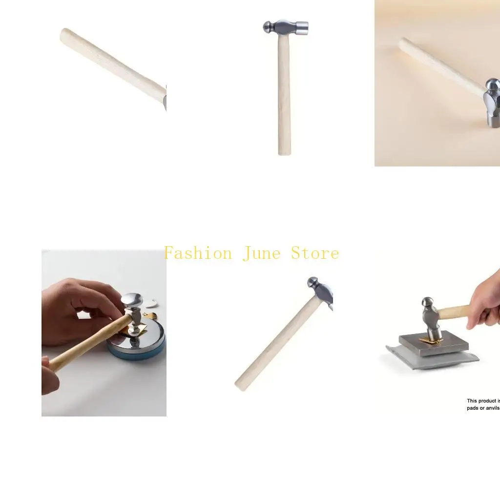 

N5KA Маленький молоток для детальной ювелирной работы с прочной деревянной ручкой, металлообрабатывающий инструмент