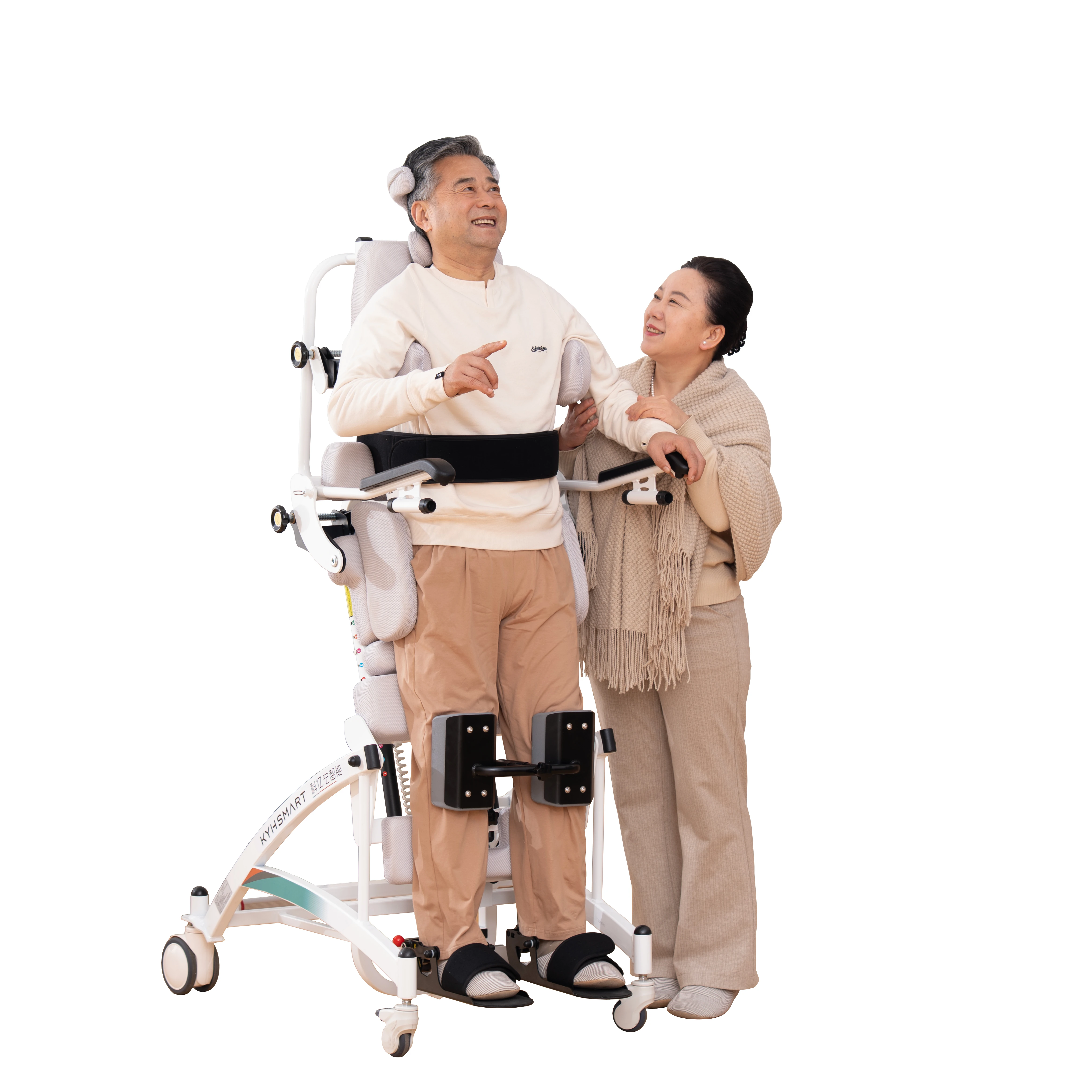 Home-use Multi-functional Electric Standing Bed for Assisting in Rehabilitation Training for Lying Down to Standing Transition