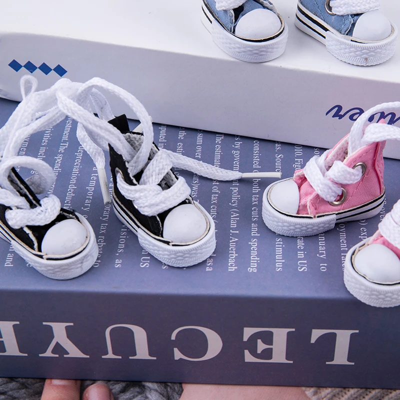 1 pair 3.5cm Doll Sneakers Shoes for Blyth Licca Jb Doll Mini Shoes for Russian Doll as for 1/6 BJD Doll Accessories