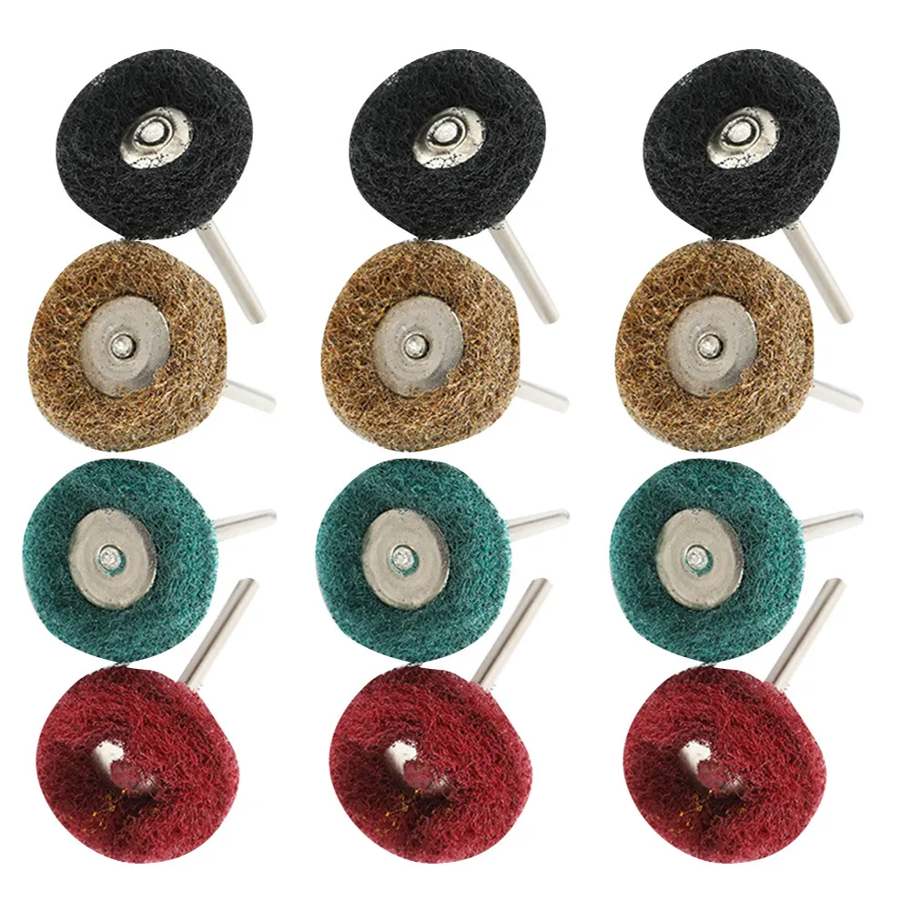 80pcs Buffing Wheel Set Nylon Polishing Wheels For Drill Rotary Tool Metal Polishing Abrasive Grinding Wheel Kit Rust Removal view 4