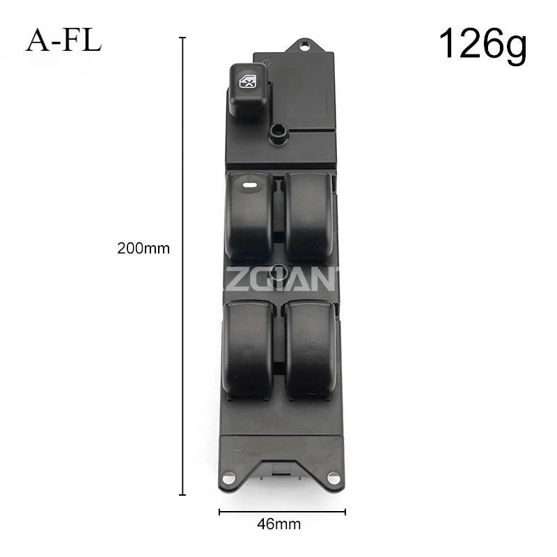 

For Mitsubishi 2001-2008 Outlander 2000-2013 Lancer Electric Glass Controller Main Switch Driver Side Power Window Regulator Kit