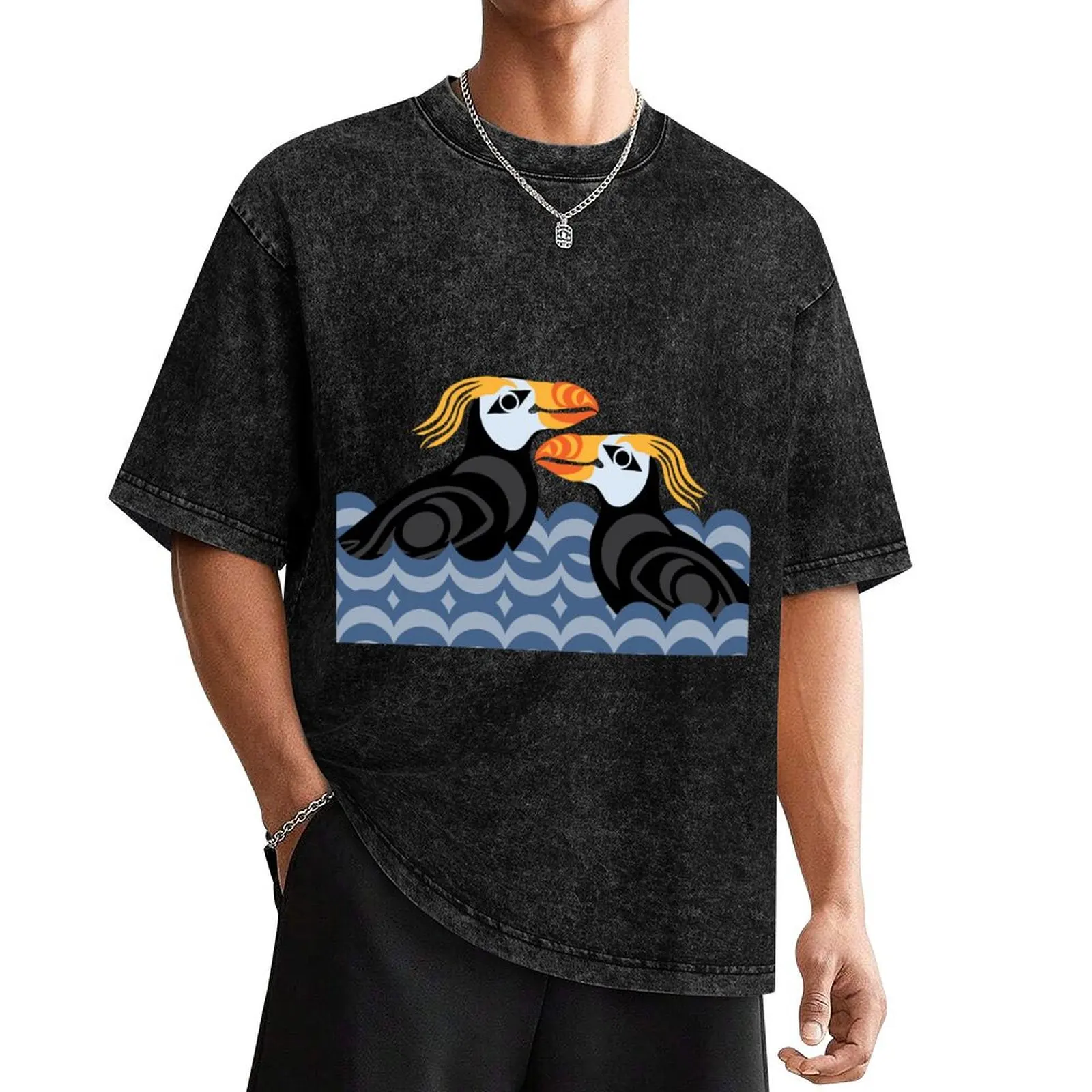 Tufted Puffins T-Shirt shirts graphic topping shirts graphic tees kawaii clothes Men's t-shirts