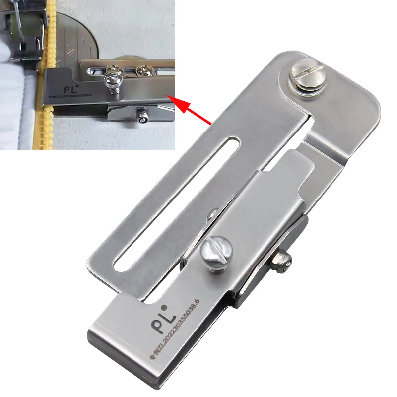 

New! Upper Zipper Artifact Zipper Clip Gauge Sewing Aid For Sewing Zipper Seam Guide Hemmer Guide for Lockstitch Sewing Machine