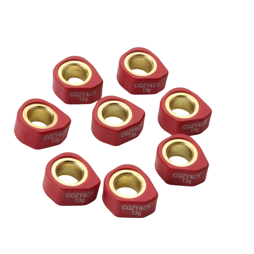 8 szt. Wysokiej jakości ciężarki rolkowe wyścigowe 20x12mm 9g 11g 13g 16g dla Aprilia Leonardo ST 250 1999-2004 — zdjęcie 7