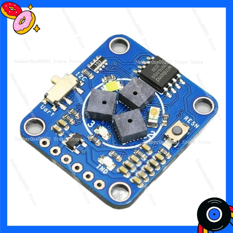 

AS7265x AS72651 AS72652 AS72653 18Channel Spectral Sensor Module Triad Spectroscopy for Arduino STM32