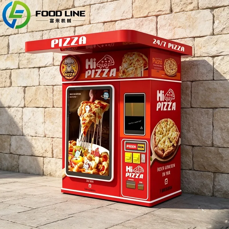 Machine à pizza automatique pour les entreprises, distributeur automatique de pizzas, machine à pizz